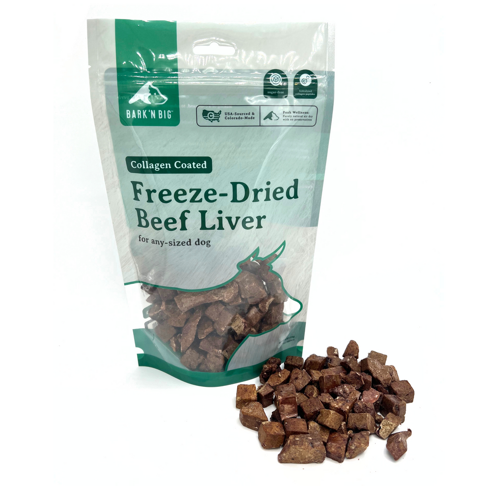 Freeze Dried Beef Liver | Collagen Coated