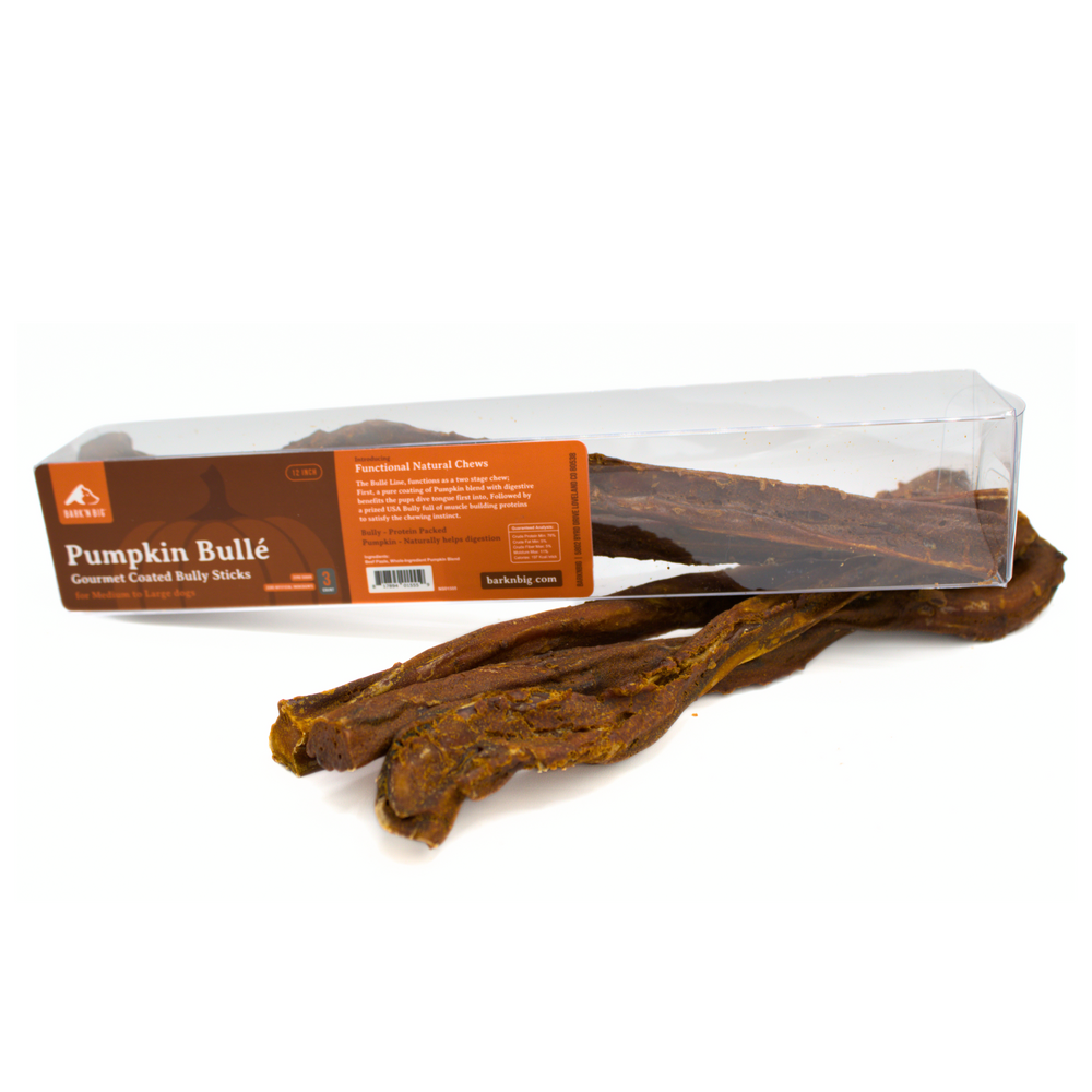 Bullé Pumpkin Bully Sticks 12" | 6"