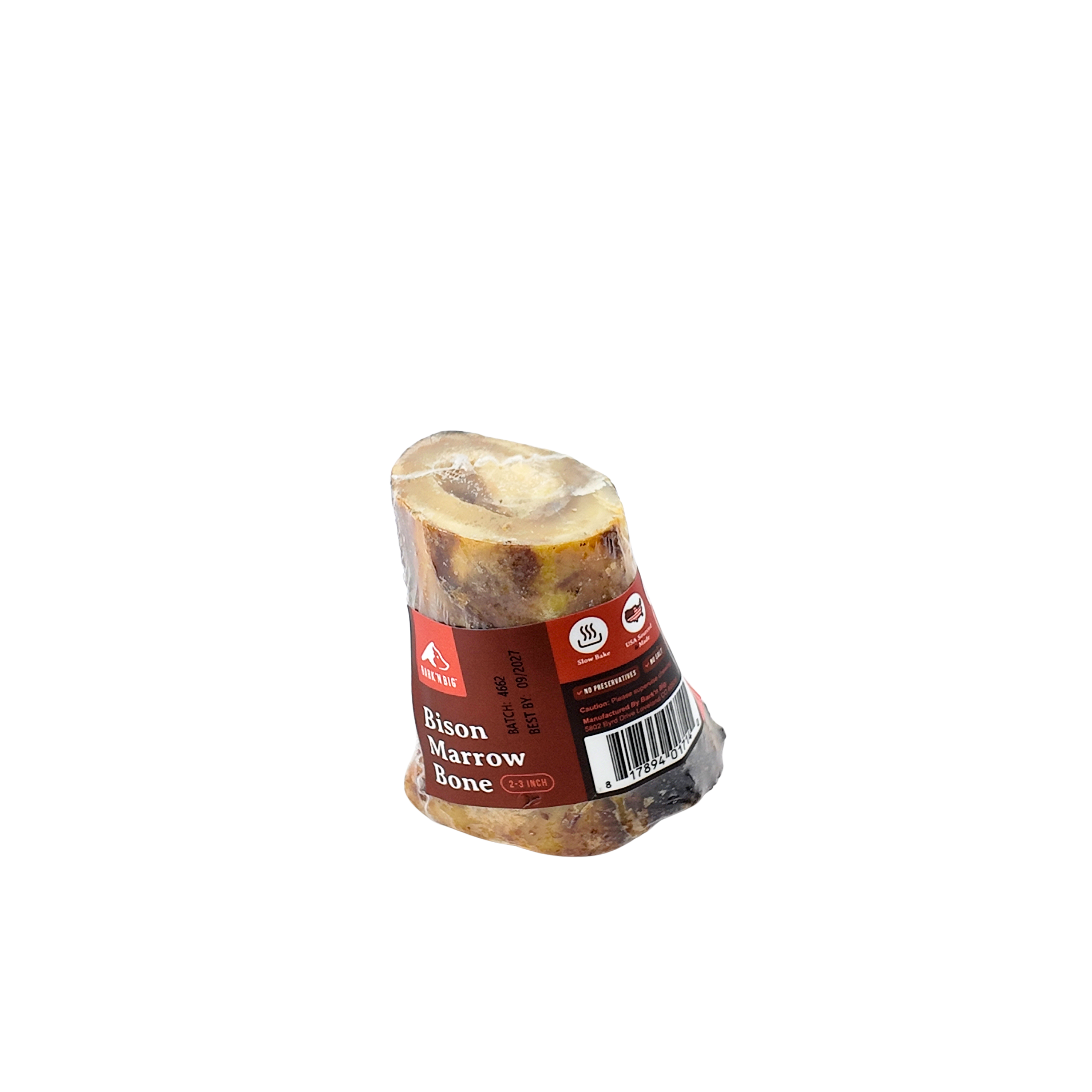 Bison Marrow Bone 6" | 3" (Case)