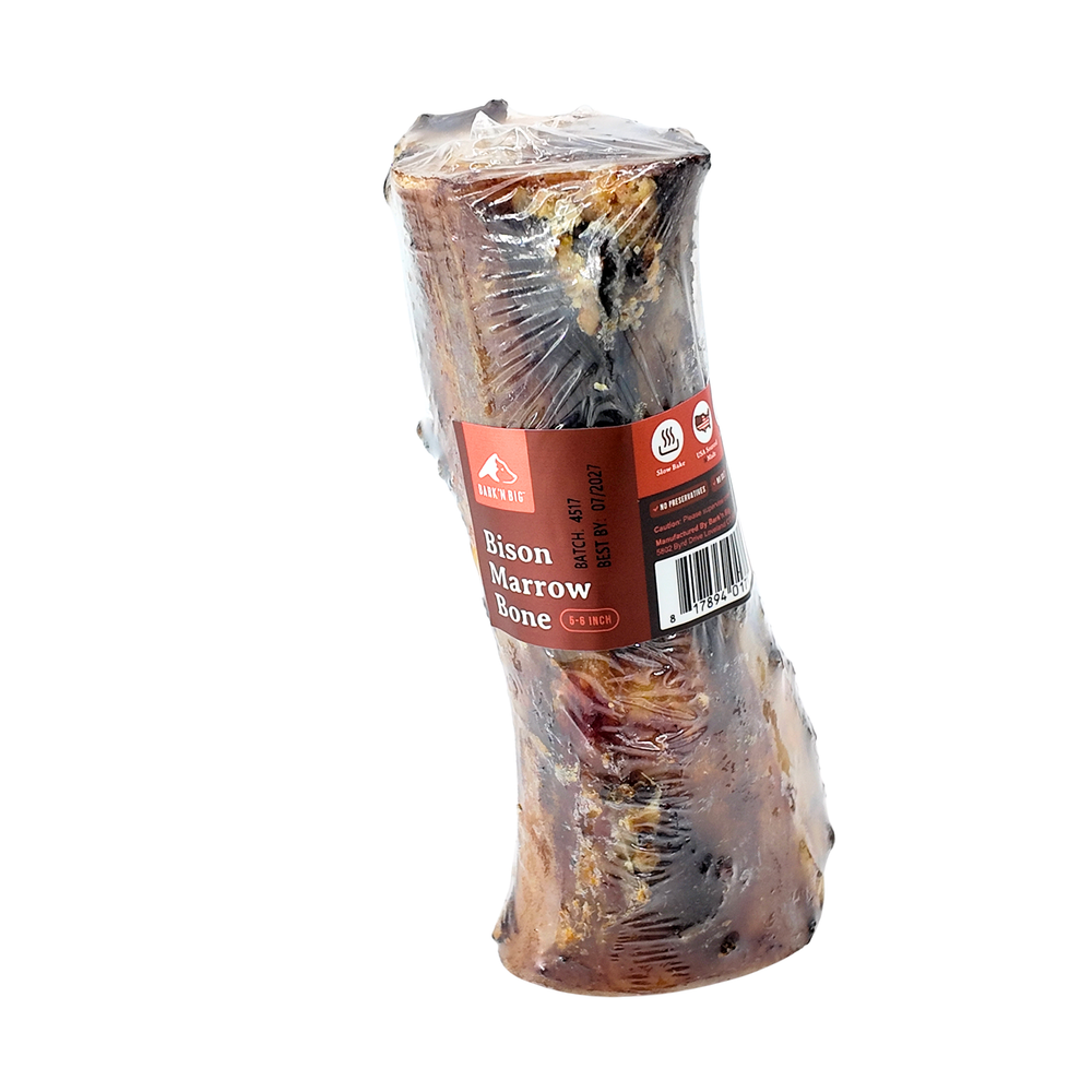 Bison Marrow Bone 6" | 3" (Case)